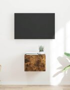 vidaXL TV стенен шкаф 39 x 31 x 295 см Димян дъб Инженерна дървесина
