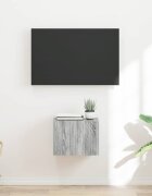 vidaXL TV стенен шкаф 39 x 31 x 295 см Сив Сонома Инженерна дървесина