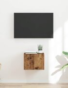 vidaXL TV стенен шкаф 39 x 31 x 295 см Старо дърво