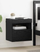 vidaXL TV стенен шкаф 40 x 30 x 40 см Черния дъб Инженерна дървесина
