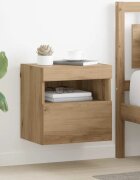 vidaXL TV стенен шкаф 40 x 30 x 40 см Дъб Инженерна дървесина