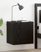 vidaXL TV стенен шкаф 405x30x40см Черния дъб Инженерна дървесина
