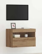 vidaXL TV стенен шкаф 60 x 30 x 40 см дъб артизан Инженерна дървесина