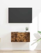 vidaXL TV стенен шкаф 60 x 31 x 295 см Димян дъб Инженерна дървесина