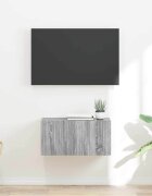 vidaXL TV стенен шкаф 60 x 31 x 295 см Сив Сонома Инженерна дървесина