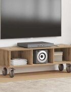 vidaXL ТВ стойка 100 x 35 x 35 см Дъб Инженерна дървесина