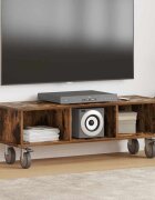 vidaXL ТВ стойка 100 x 35 x 35 см Димян дъб Инженерна дървесина