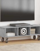 vidaXL ТВ стойка 100 x 35 x 35 см Сив Сонома Инженерна дървесина