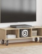 vidaXL ТВ стойка 100 x 35 x 35 см Сонома дъб Инженерна дървесина