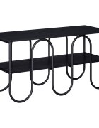 vidaXL ТВ стойка 100 x 40 x 50 cm Черен дъб Инженерна дървесина