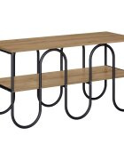 vidaXL ТВ стойка 100 x 40 x 50 cm Дъб артизан Инженерна дървесина