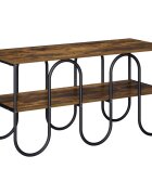 vidaXL ТВ стойка 100 x 40 x 50 cm Опушен дъб Инженерна дървесина