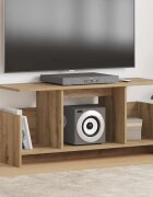 vidaXL ТВ стойка 102 x 35 x 45 см Дъб Инженерна дървесина