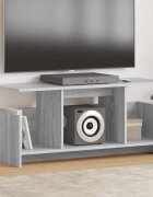 vidaXL ТВ стойка 102 x 35 x 45 см Сив Сонома Инженерна дървесина