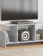 vidaXL ТВ стойка 102 x 35 x 45 см Циментено сиво Инженерна дървесина