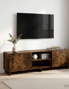 vidaXL ТВ стойка 140 x 345 x 40 см Опушен дъб Инженерна дървесина