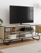 vidaXL ТВ стойка 140 x 36 x 45 см Дъб сонома Инженерна дървесина