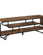 vidaXL ТВ стойка 140 x 36 x 45 см Опушен дъб Инженерна дървесина