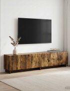 vidaXL ТВ стойка 180 x 345 x 40 cm Опушен дъб Инженерна дървесина