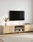 vidaXL ТВ стойка 180 x 345 x 40 см Дъб сонома Инженерна дървесина