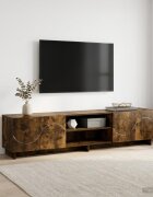 vidaXL ТВ стойка 180 x 345 x 40 см Опушен дъб Инженерна дървесина