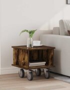 vidaXL ТВ стойка 37 x 35 x 35 см Димян дъб Инженерна дървесина