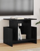 vidaXL ТВ стойка 50 x 35 x 45 cm Черния дъб Инженерна дървесина