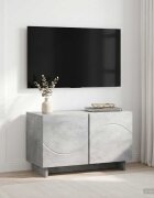 vidaXL ТВ стойка 60 x 34.5 x 40 cm Бетонно сиво Инженерна дървесина