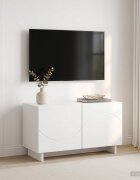 vidaXL ТВ стойка 60 x 34.5 x 40 cm Бяло Инженерна дървесина