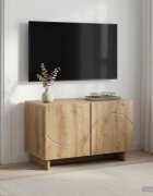 vidaXL ТВ стойка 60 x 34.5 x 40 cm Дъб артизан Инженерна дървесина