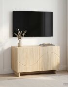 vidaXL ТВ стойка 60 x 34.5 x 40 cm Дъб сонома Инженерна дървесина