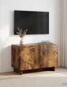vidaXL ТВ стойка 60 x 34.5 x 40 cm Опушен дъб Инженерна дървесина