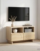vidaXL ТВ стойка 60 x 345 x 40 см Дъб сонома Инженерна дървесина