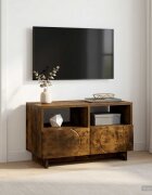 vidaXL ТВ стойка 60 x 345 x 40 см Опушен дъб Инженерна дървесина