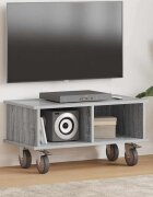 vidaXL ТВ стойка 685 x 35 x 35 см Сив Сонома Инженерна дървесина