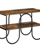 vidaXL ТВ стойка 80 x 40 x 50 cm Опушен дъб Инженерна дървесина