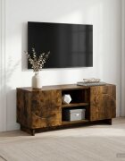 vidaXL ТВ стойка 90 x 34.5 x 40 cm Опушен дъб Инженерна дървесина