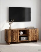 vidaXL ТВ стойка 90 x 34.5 x 40 cm Старо дърво Инженерна дървесина