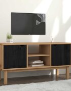 vidaXL ТВ стойка OTTA 1135 x 43 x 57 см Черно