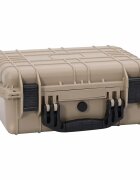 vidaXL Твърд куфар Пясък 405 x 33 x 175 см Полипропилен и ABS