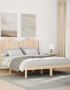 vidaXL Удължена рамка за легло без матрак 160x220 см масивна дървесина