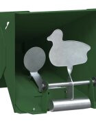 vidaXL Уловител за сачми Зелен 14 x 14 x 19 см Стомана