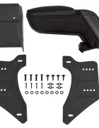 vidaXL Универсален подлакътник за кола черен 13x33x(33-53) см ABS
