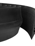 vidaXL Уплътнение за Гаражна Под Черно 75 x 12 мм 15 м EPDM гума