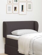 vidaXL Ушичка на таблата Кафяво 40 x 23 x 6 см текстил