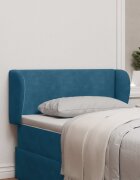vidaXL Ушичка на таблата Синьо 40 x 23 x 6 см Кадифе