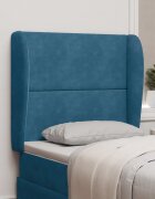 vidaXL Ушичка на таблата Синьо 80 x 23 x 6 см Кадифе