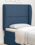 vidaXL Ушичка на таблата Синьо 80 x 23 x 6 см текстил