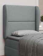 vidaXL Ушичка на таблата Светлосиво 80 x 23 x 6 см текстил
