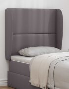 vidaXL Ушичка на таблата Тъмен сив 80 x 23 x 6 см ПВЦ